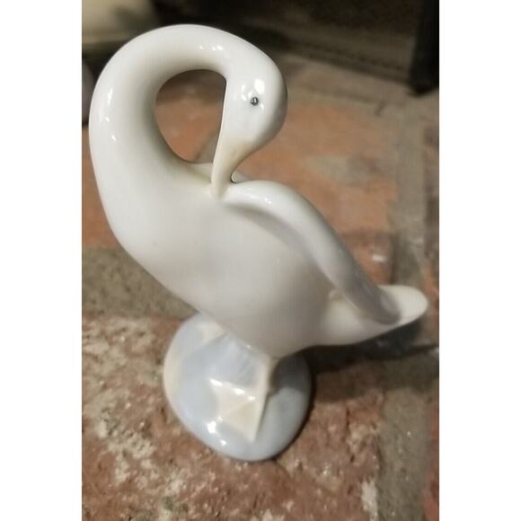 Vintage 1980s Nao Lladro Daisa Porcelain Figurines Long Neck Goose Duck Spain - Picture 6 of 13